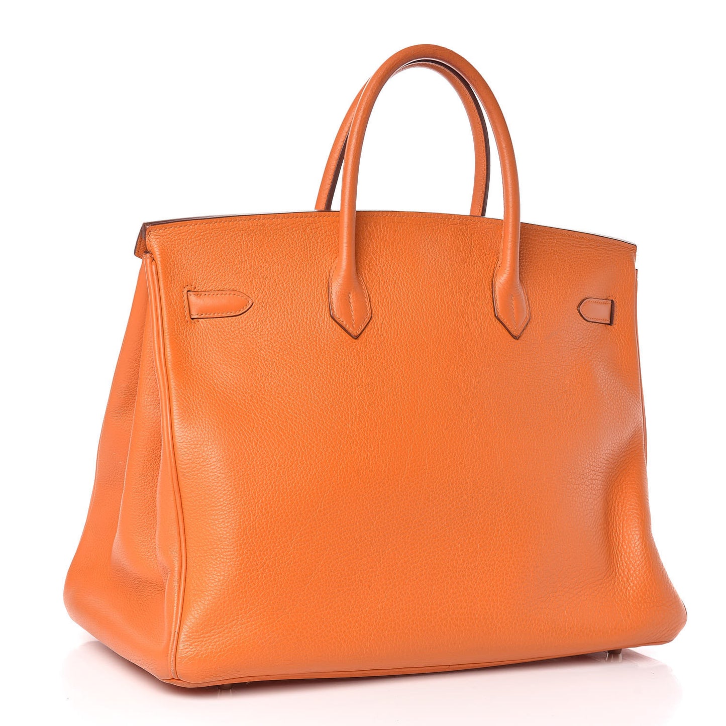 Taurillon Clemence Birkin 40 Orange