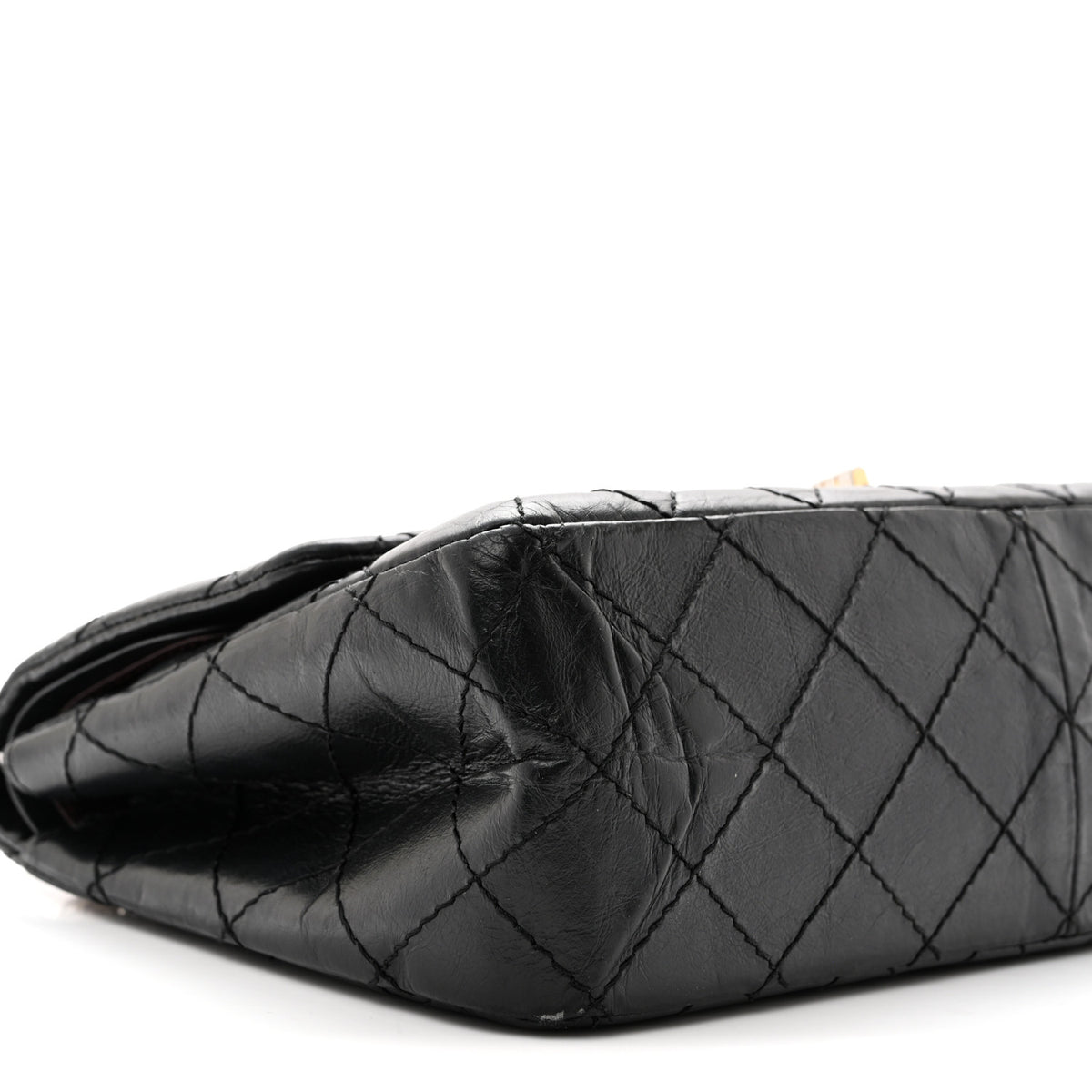 Chanel Aged Calfskin Quilted 2.55 Reissue 226 Flap Black 9 of 10