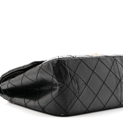 Chanel Aged Calfskin Quilted 2.55 Reissue 226 Flap Black 9 of 10