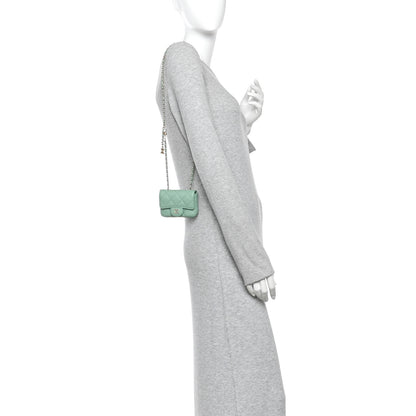 Chanel Caviar Quilted Mini Chain Belt Bag Light Green 2 of 12