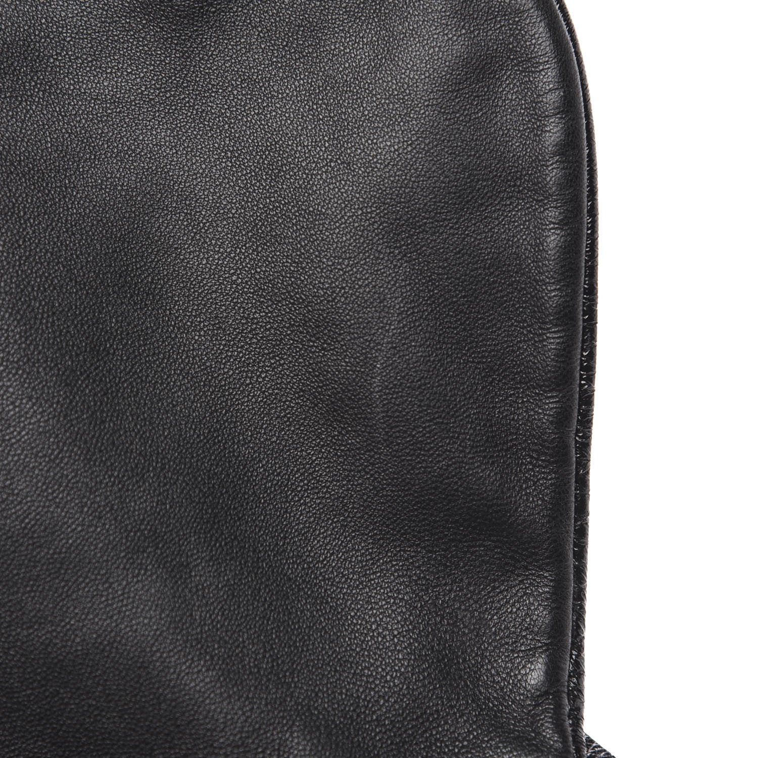 Bottega Veneta Patent Goatskin Intrecciato Shoulder Bag Black 10 of 10