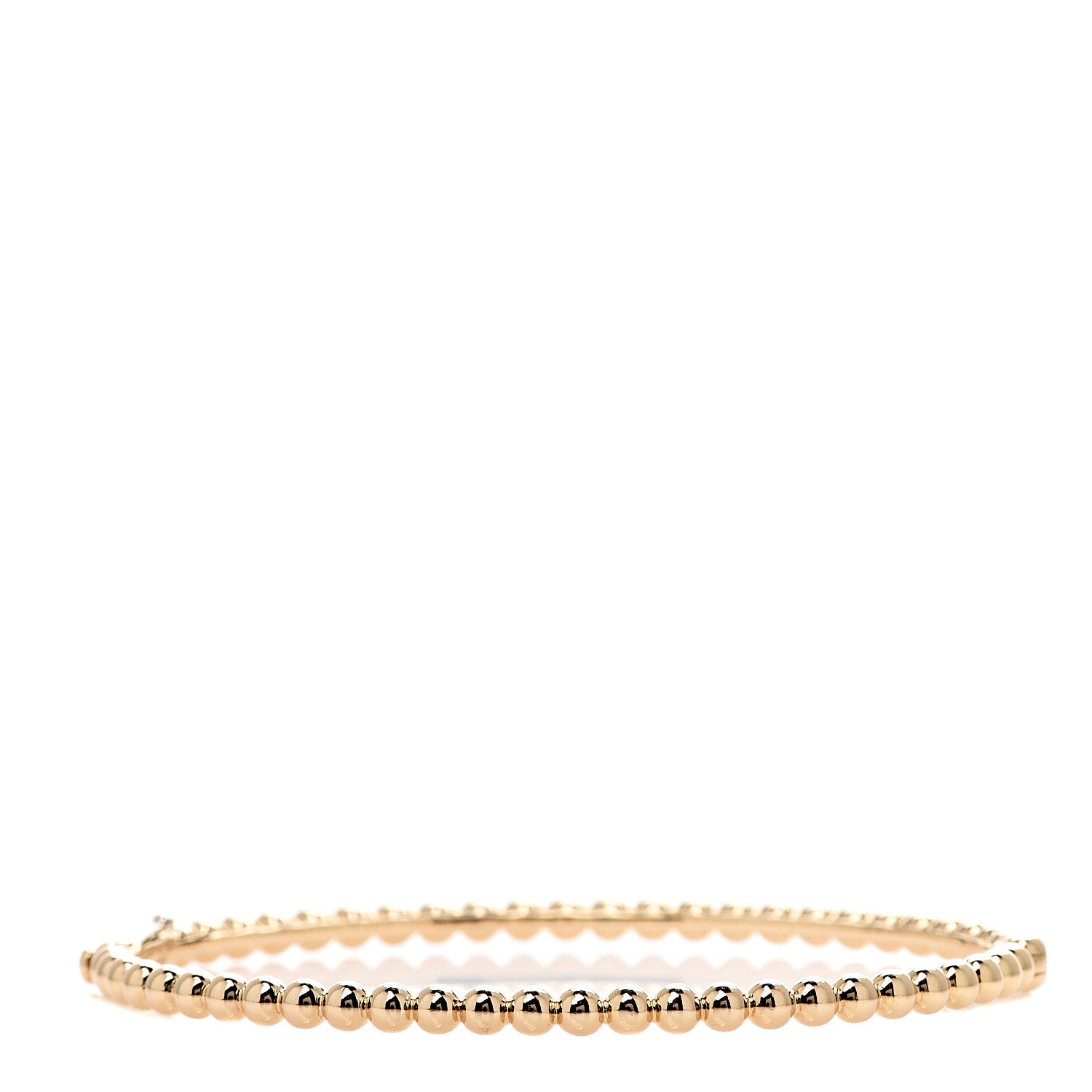 Van Cleef & Arpels 18K Yellow Gold Perlee Pearls of Gold Bracelet M 1 of 4