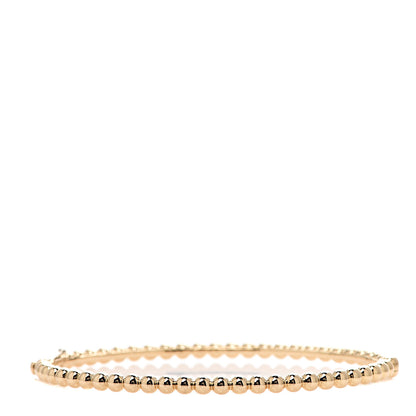Van Cleef & Arpels 18K Yellow Gold Perlee Pearls of Gold Bracelet M 1 of 4