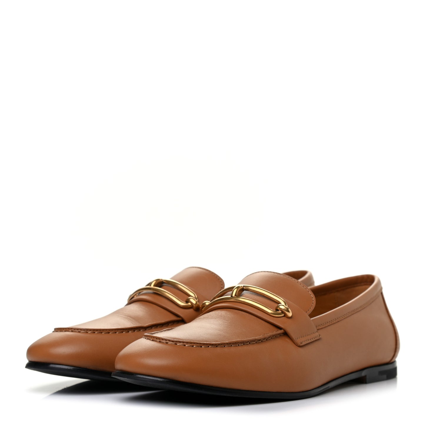Calfskin Colette Loafer 38.5 Beige Dore