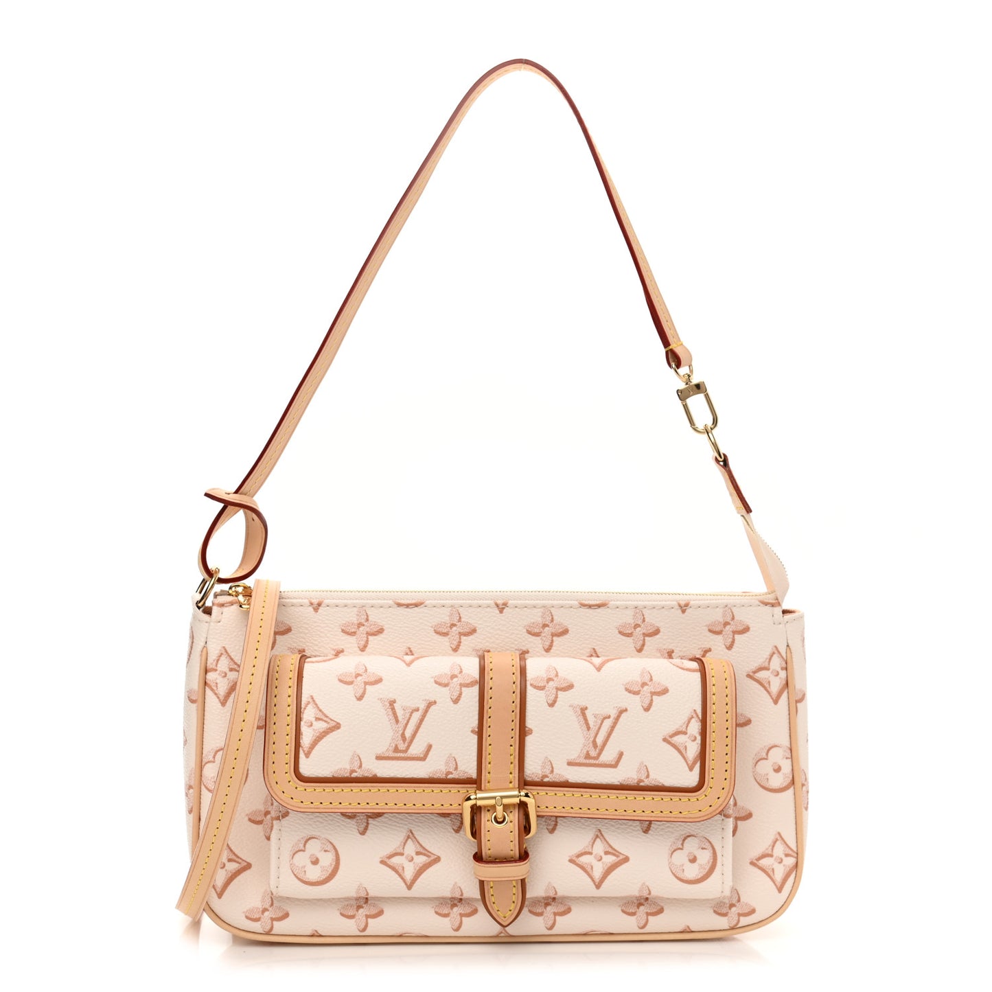 Monogram Fall For You Maxi Multi Pochette Accessories Beige Clair