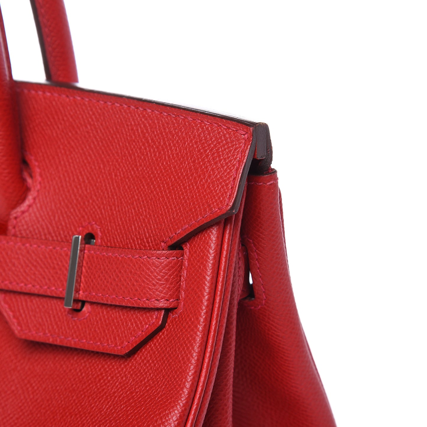 Epsom Birkin 30 Rouge Casaque
