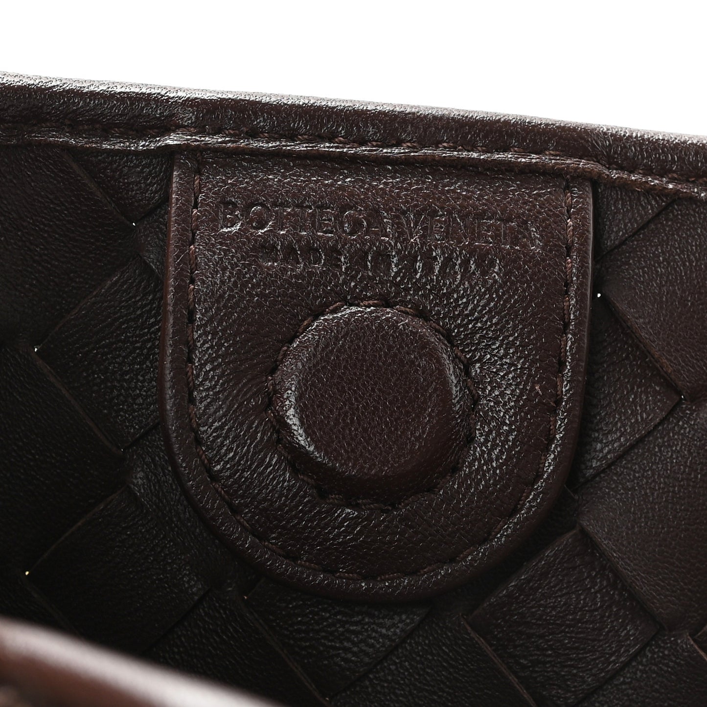 Nappa Intrecciato Sardine Bag Bitter Chocolate