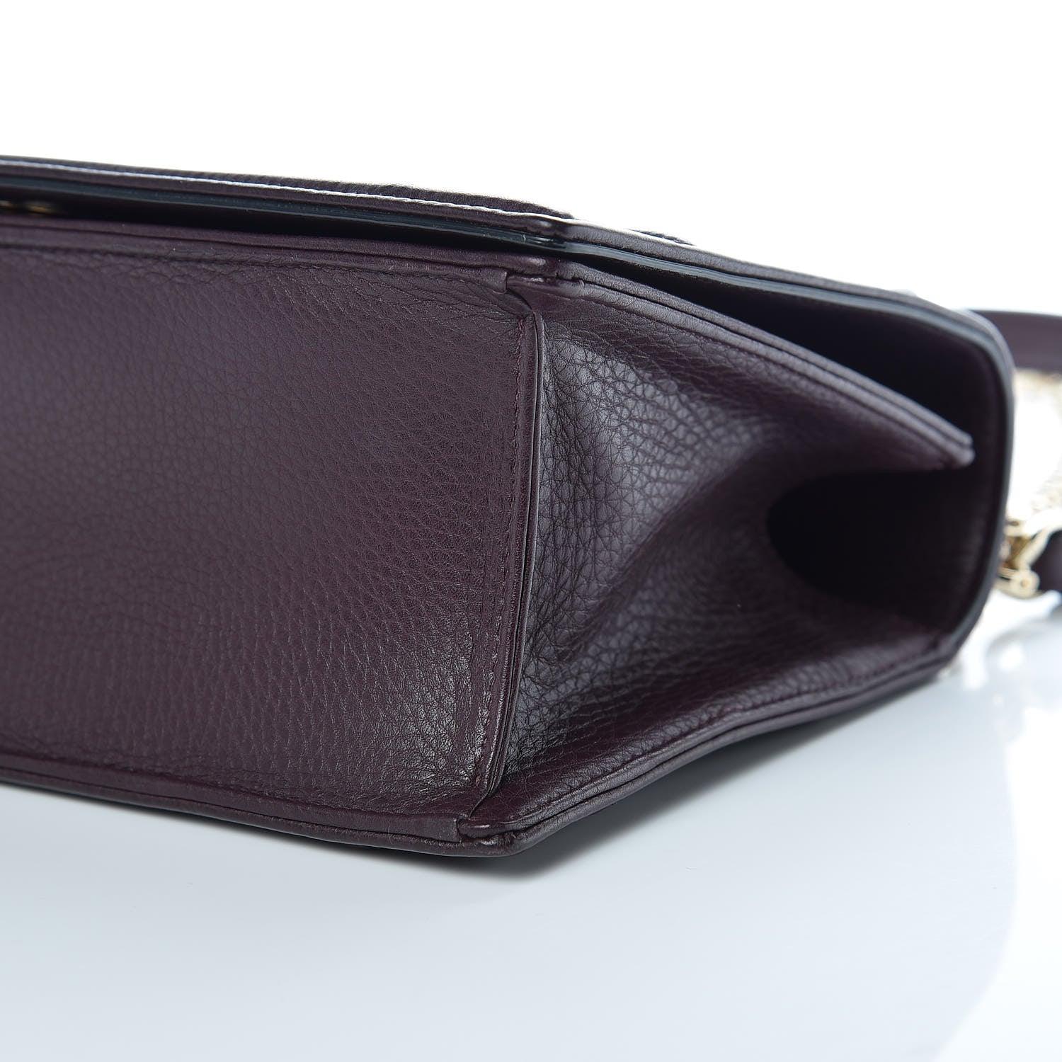Christian Dior Grained Calfskin Medium Diorama Flap Bag Amaranth 13 of 13