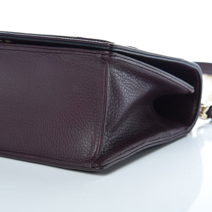 Christian Dior Grained Calfskin Medium Diorama Flap Bag Amaranth 13 of 13