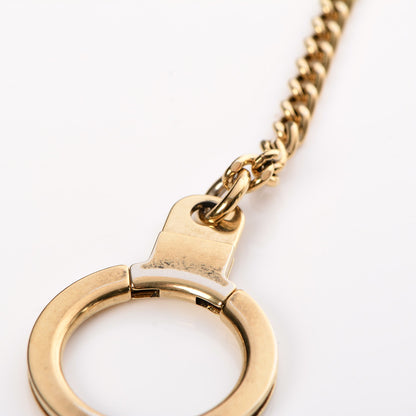 Louis Vuitton Metal Pochette Extender Key Ring Chain Gold 5 of 5