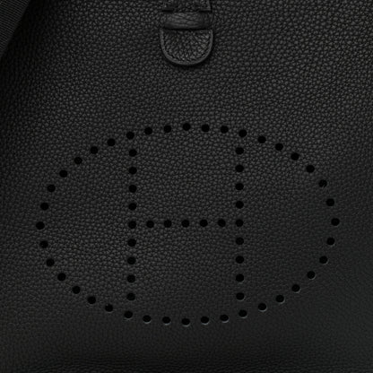 Hermes Taurillon Clemence Evelyne III PM Black 8 of 11