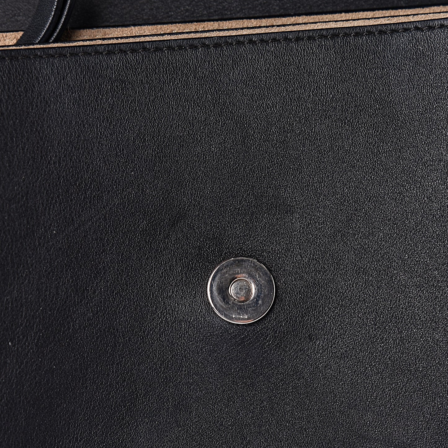Suede Calfskin Medium Faye Shoulder Bag Black