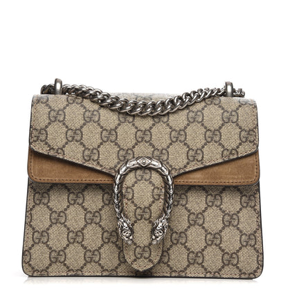 Gucci GG Supreme Monogram Mini Dionysus Shoulder Bag Taupe 1 of 7