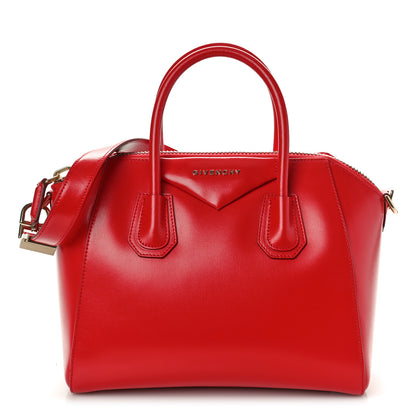 Givenchy Shiny Lord Calfskin Small Antigona Red 1 of 9