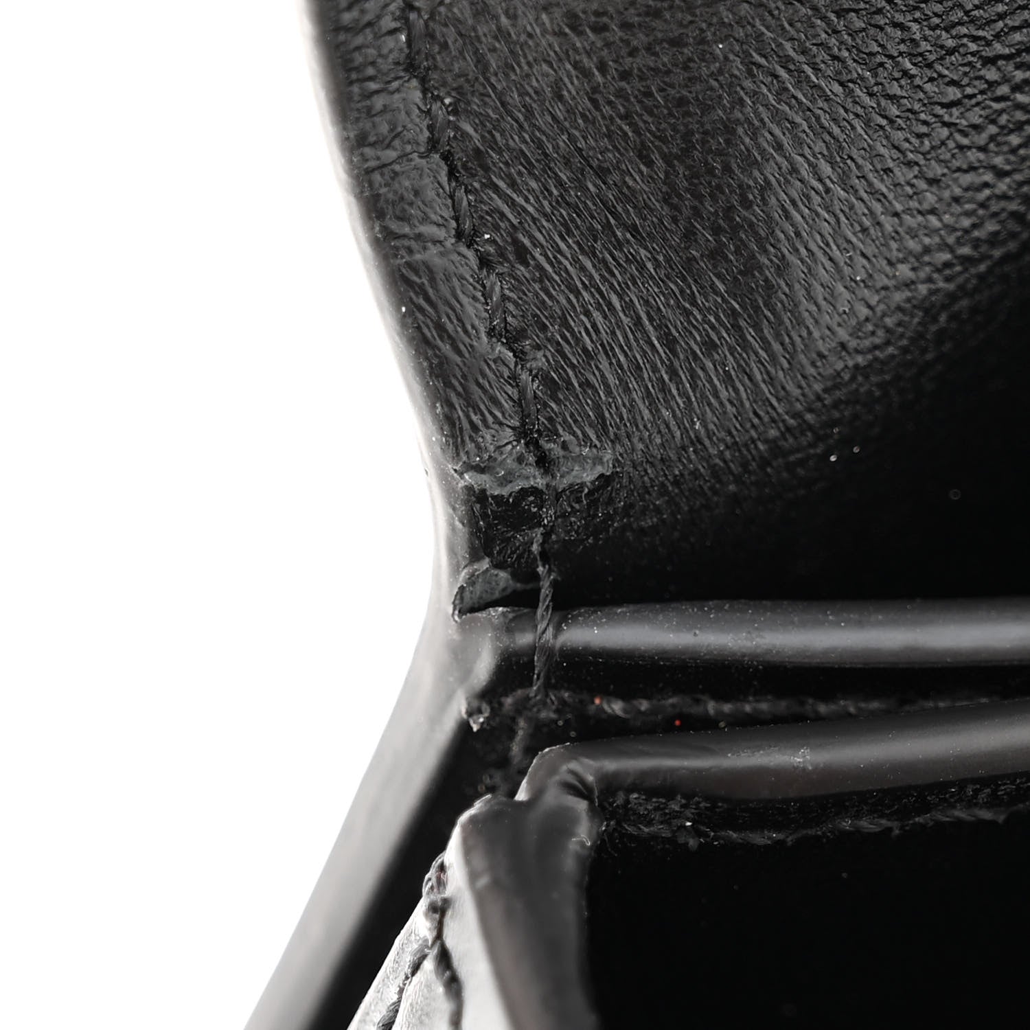 Versace Calfskin Medium Greca Goddess Shoulder Bag Black 10 of 11