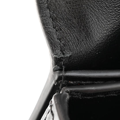 Versace Calfskin Medium Greca Goddess Shoulder Bag Black 10 of 11