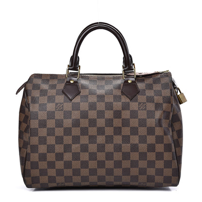 Louis Vuitton Damier Ebene Speedy 30 1 of 11