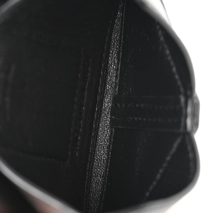 Saint Laurent Lambskin Flap Envelope Card Case Black 5 of 9