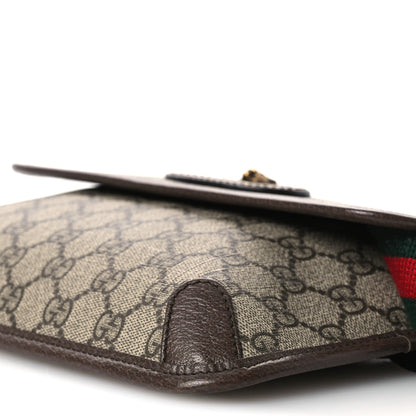 Gucci GG Supreme Monogram Neo Vintage Web Belt Bag Brown 9 of 10