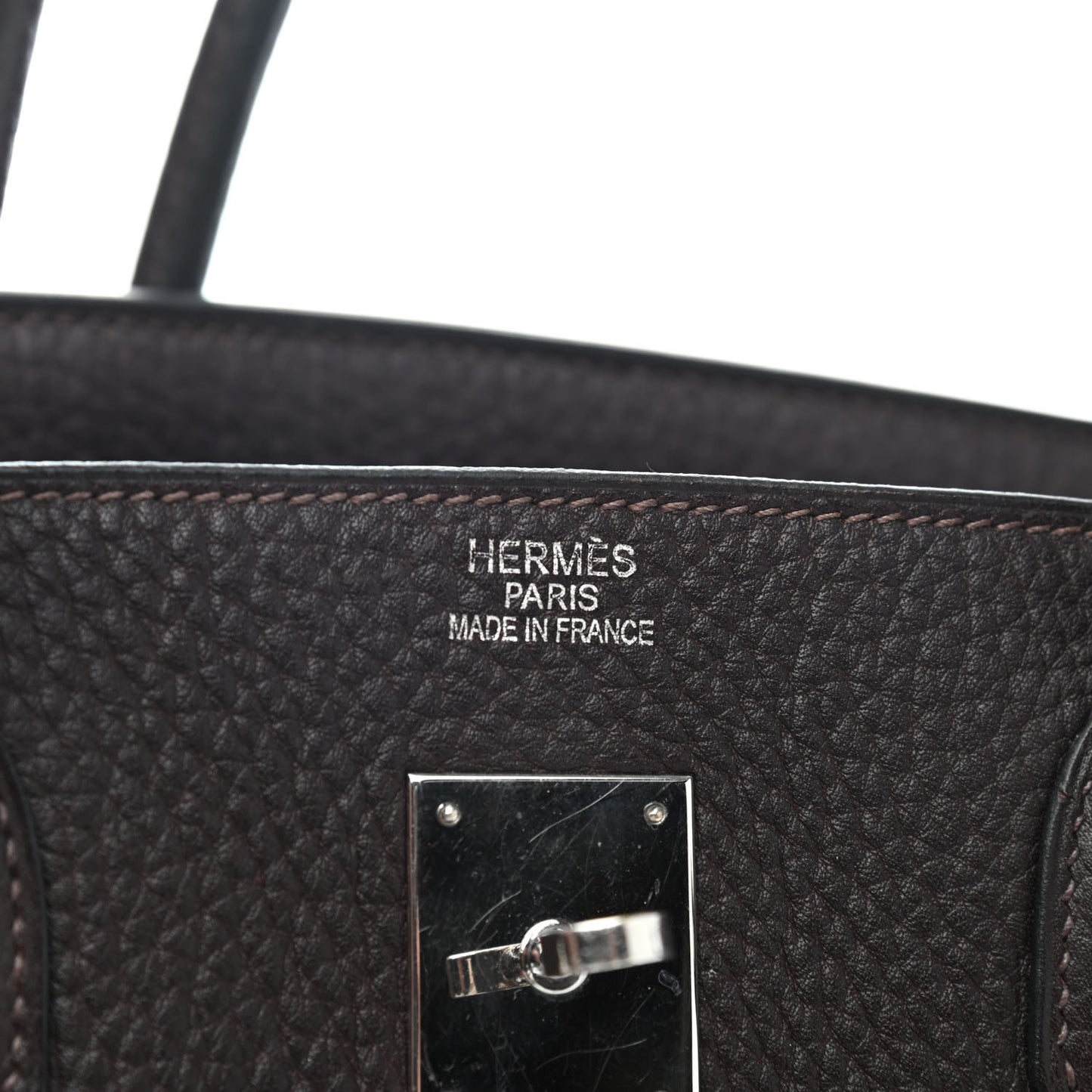 Togo Birkin 40 Chocolate