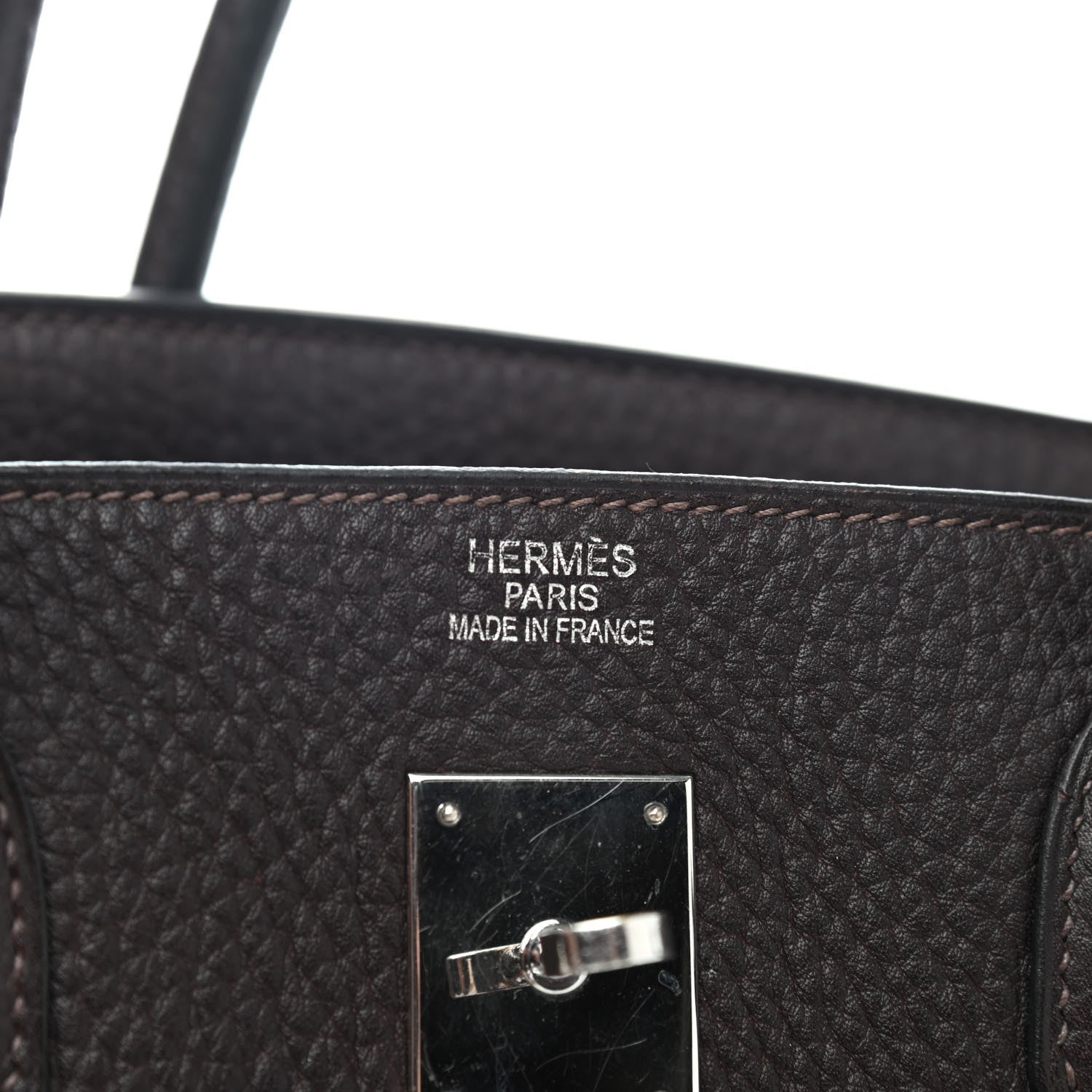 Hermes Togo Birkin 40 Chocolate 5 of 9