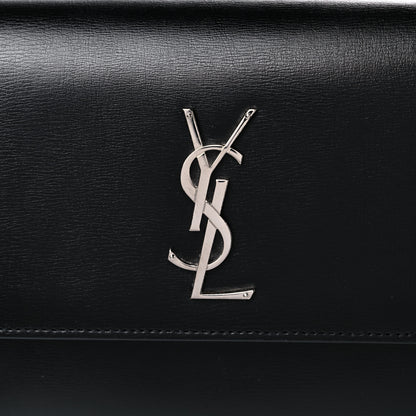 Saint Laurent Calfskin Medium Monogram Sunset Black 9 of 14