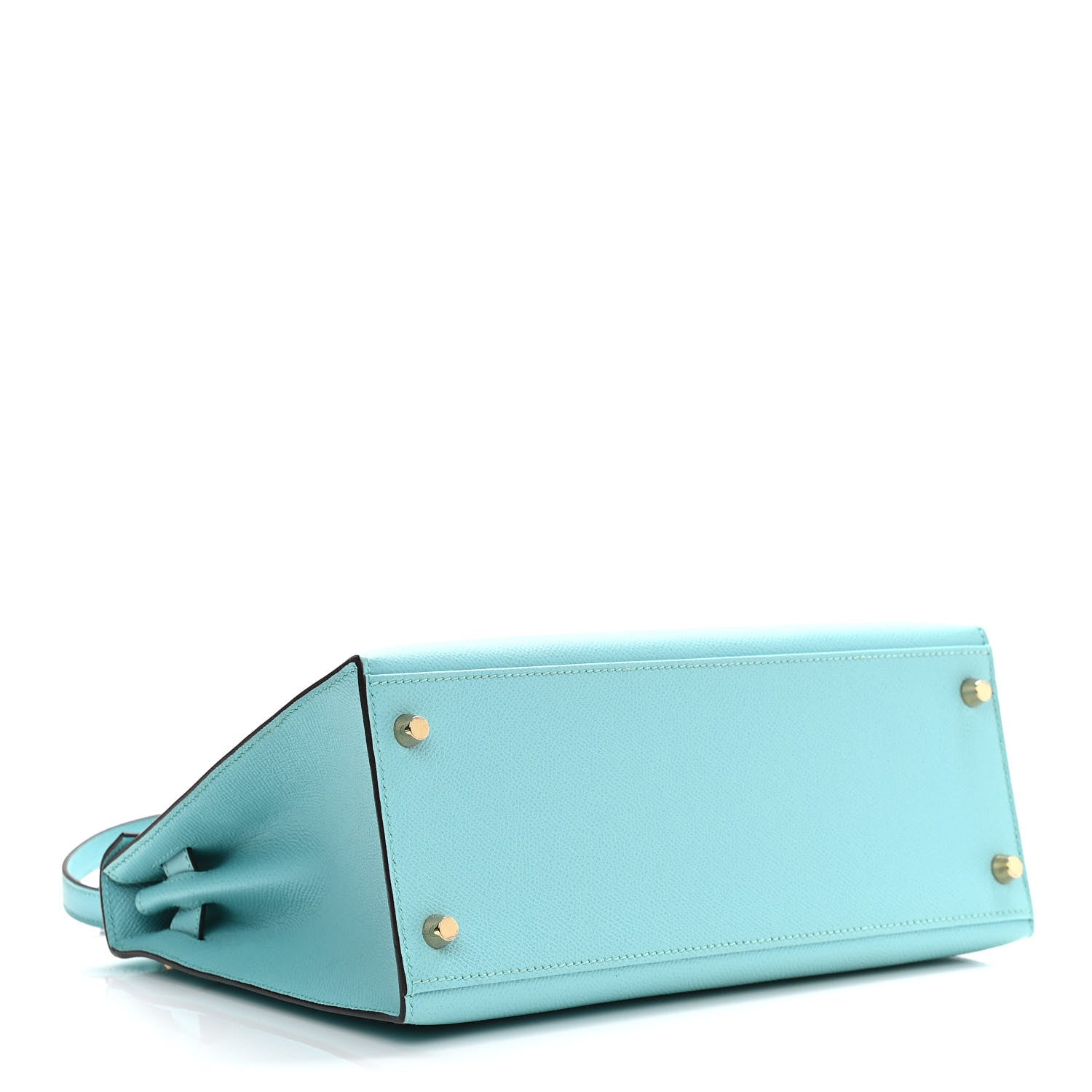Hermes Epsom Kelly Sellier 28 Bleu Atoll 4 of 13
