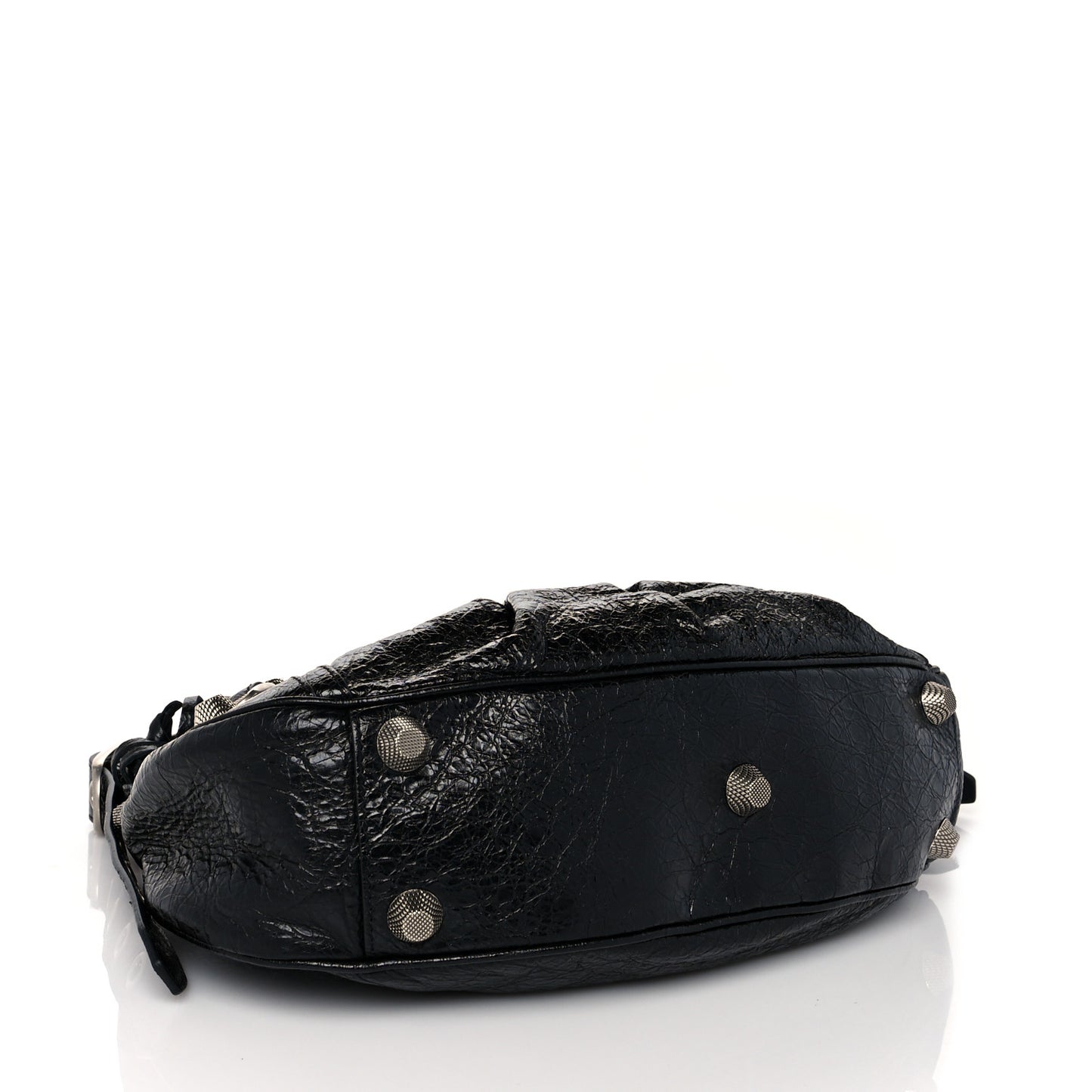 Agneau Arena Small Le Cagole Shoulder Bag Black