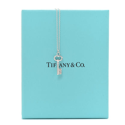 Tiffany Sterling Silver Mini Oval Key Pendant Necklace 6 of 6