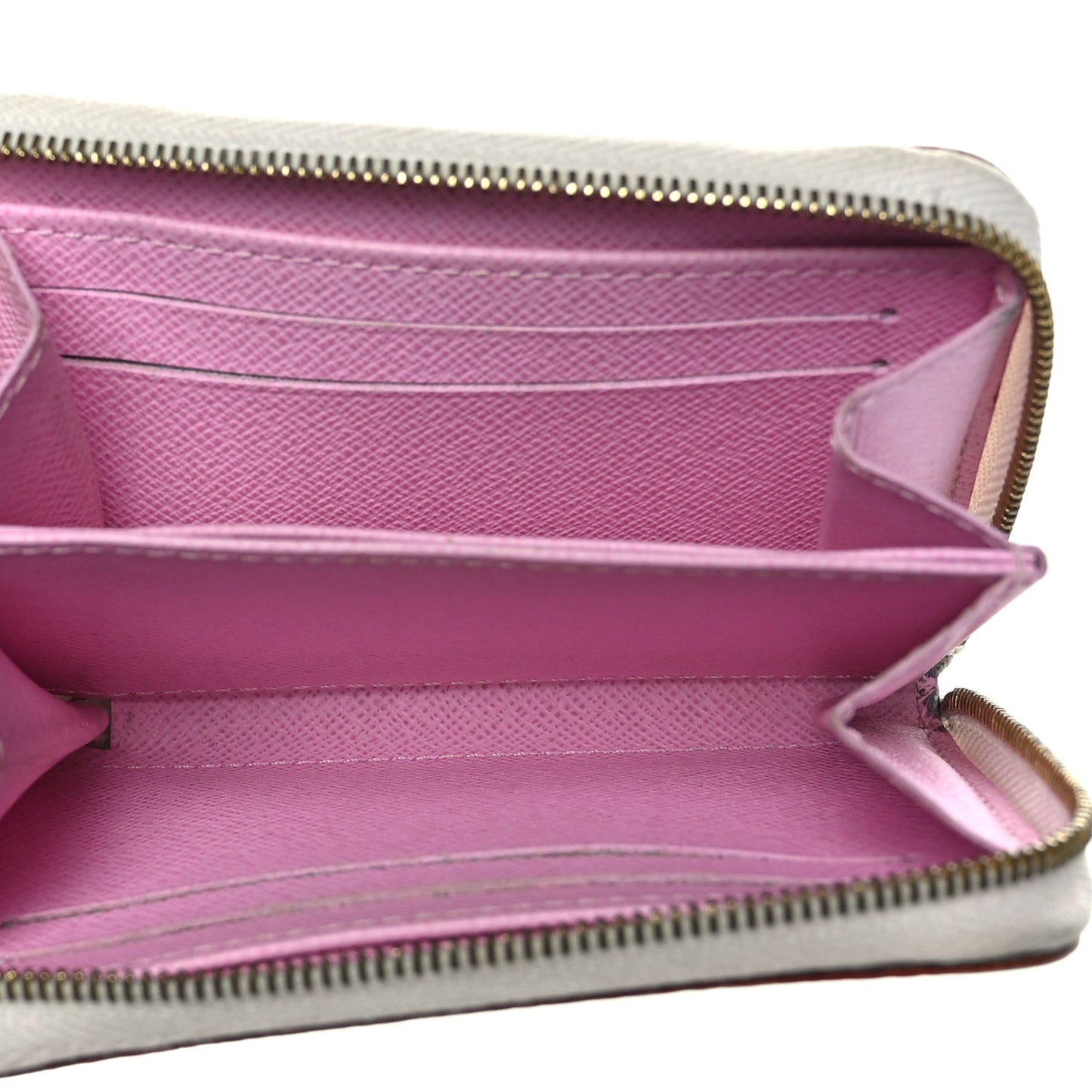 Monogram Multicolor Zippy Coin Purse Wallet White Litchi