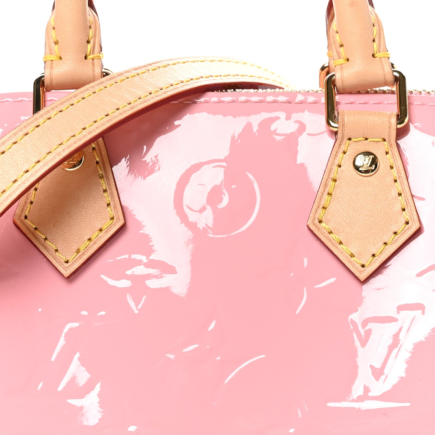 Louis Vuitton Vernis Monogram Nano Speedy Mochi Pink 7 of 10