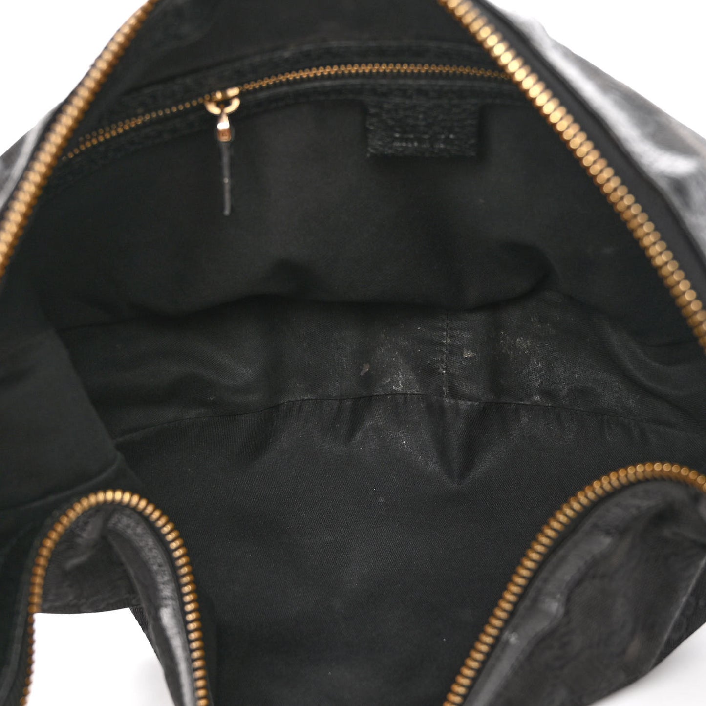 Monogram Web Bamboo Ring Hobo Black