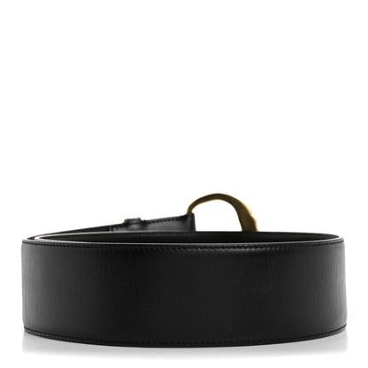 Celine Smooth Calfskin Camrat Belt 75 30 Black 2 of 7