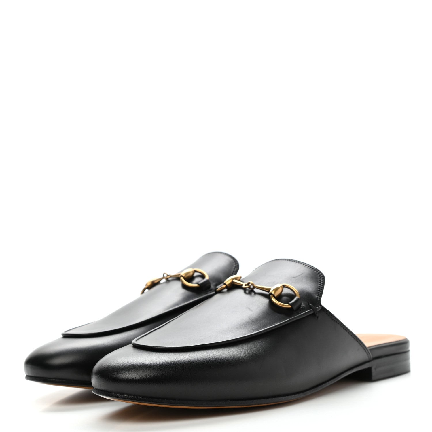 Gucci Calfskin Womens Princetown Slippers 39 Black 3 of 8