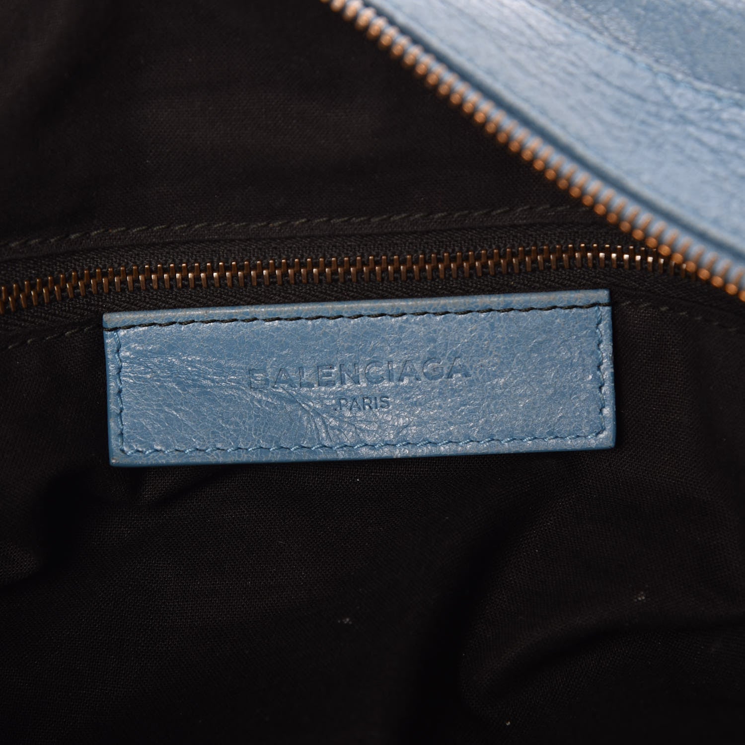 Balenciaga Agneau Classic Hardware Motocross Twiggy Bleu Indigo 7 of 11
