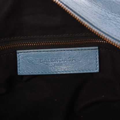 Balenciaga Agneau Classic Hardware Motocross Twiggy Bleu Indigo 7 of 11