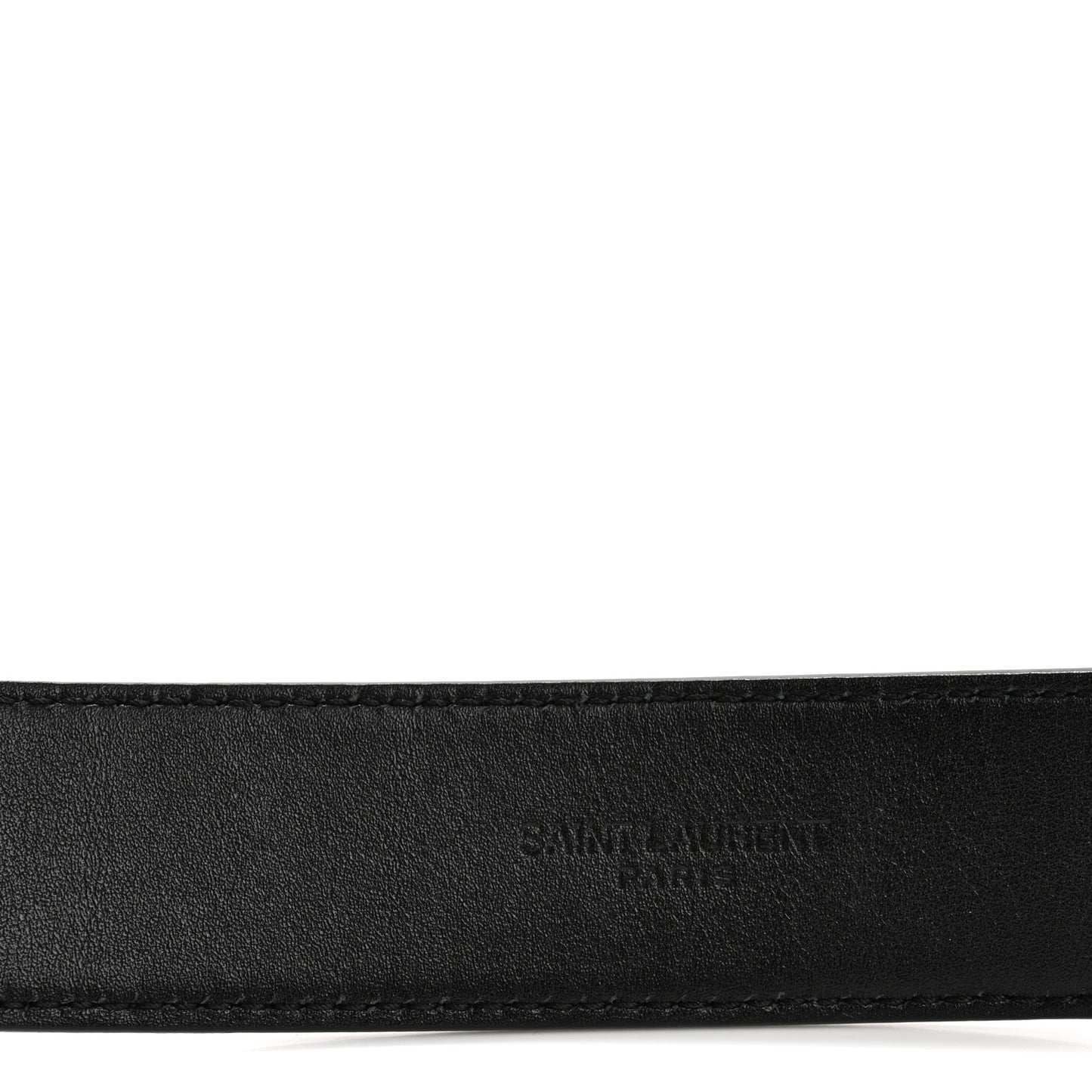 Lambskin Monogram Cassandre Square Buckle Belt 100 40 Black