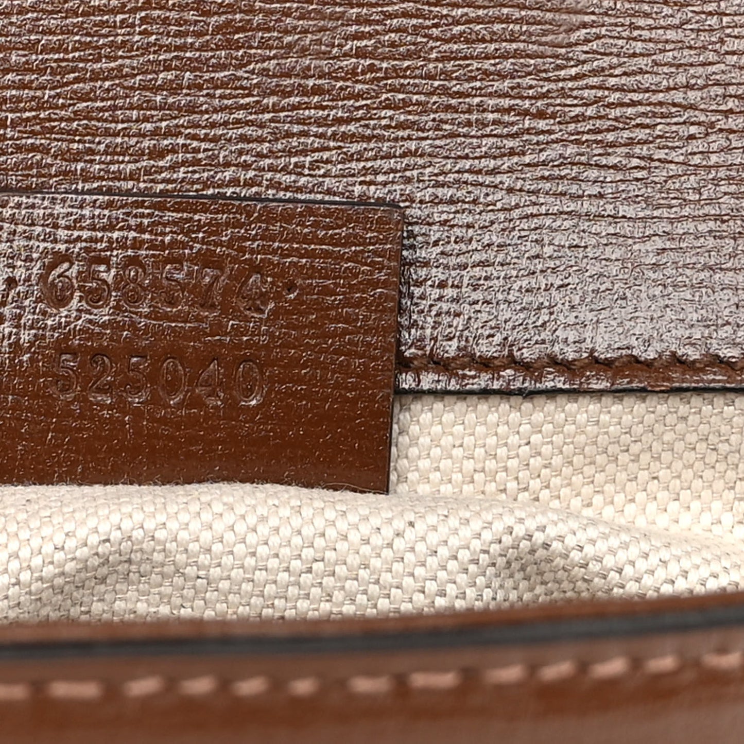 GG Supreme Monogram Azalea Calfskin Web Mini Horsebit 1955 Shoulder Bag Beige Ebony Brown Sugar