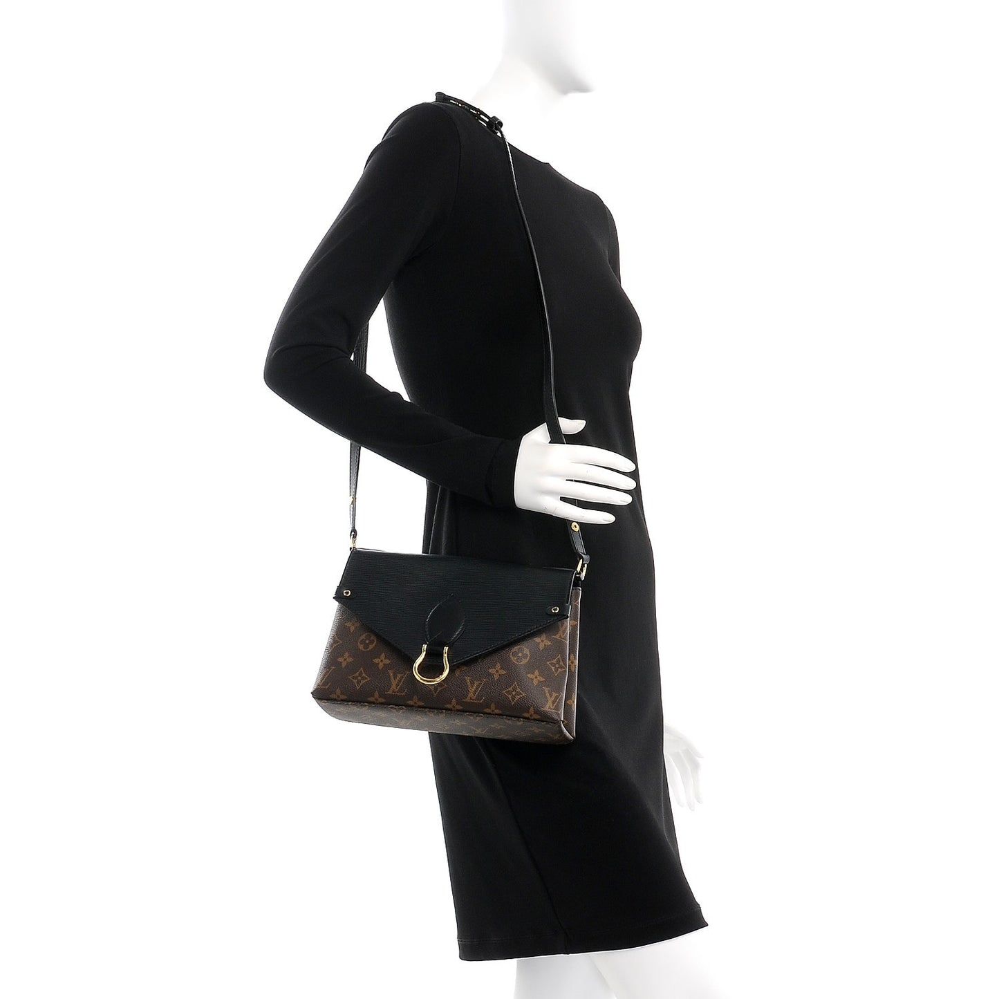 Epi Monogram Saint Michel Black