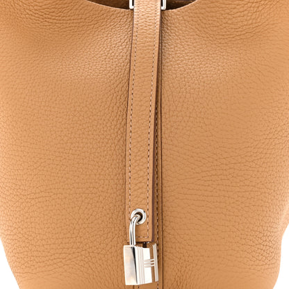 Hermes Taurillon Clemence Picotin Lock 18 PM Biscuit 8 of 11