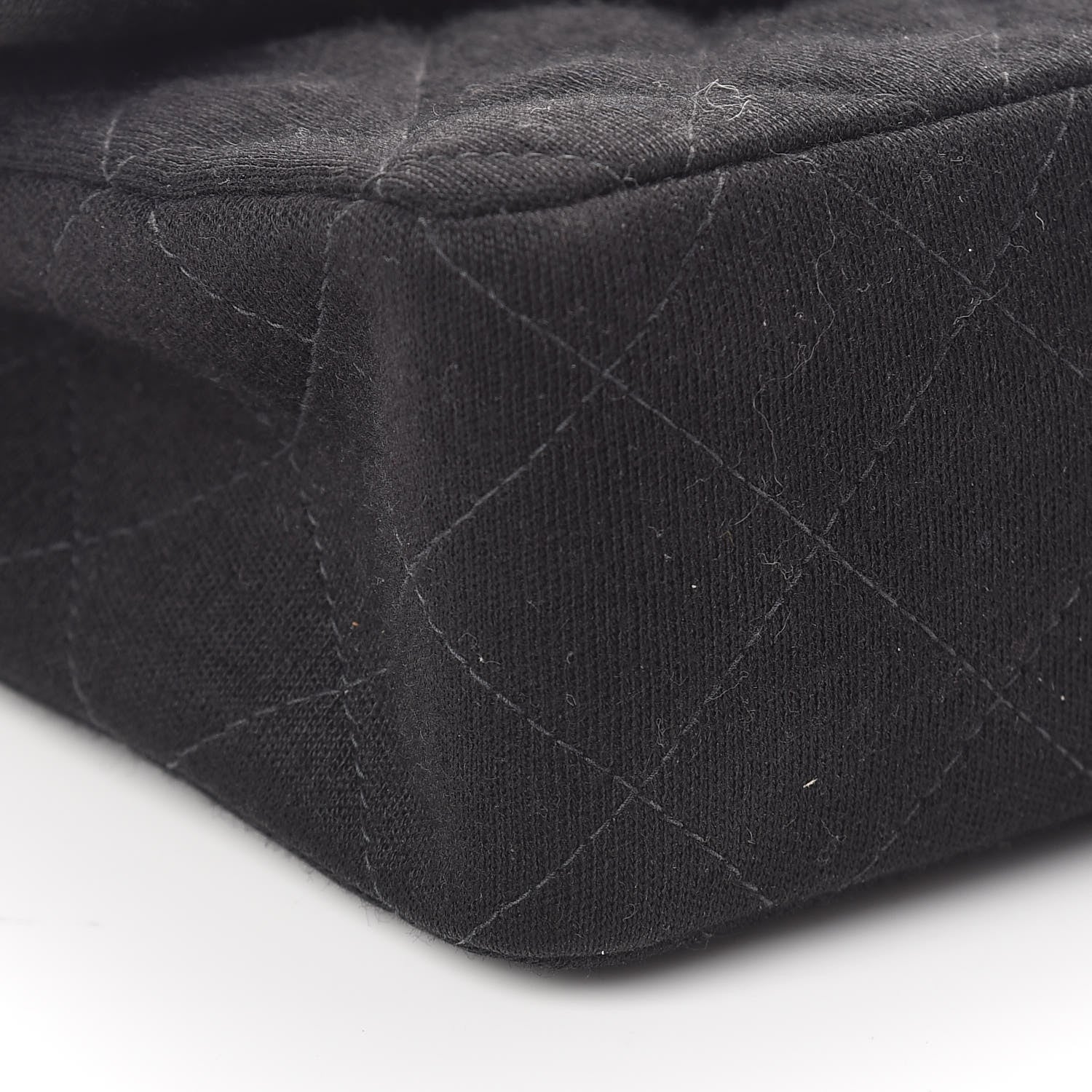 Chanel Jersey Quilted Mini Square Flap Black 8 of 9