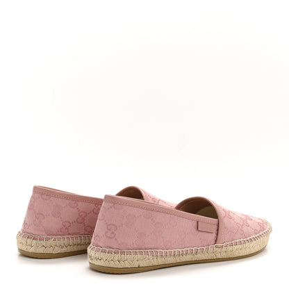 Gucci Monogram Espadrilles 37.5 Soft Pink 5 of 11
