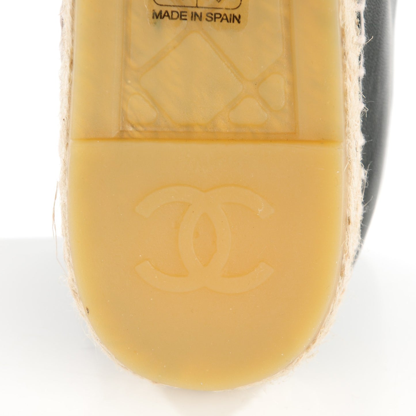 Lambskin CC Espadrilles 38 Black