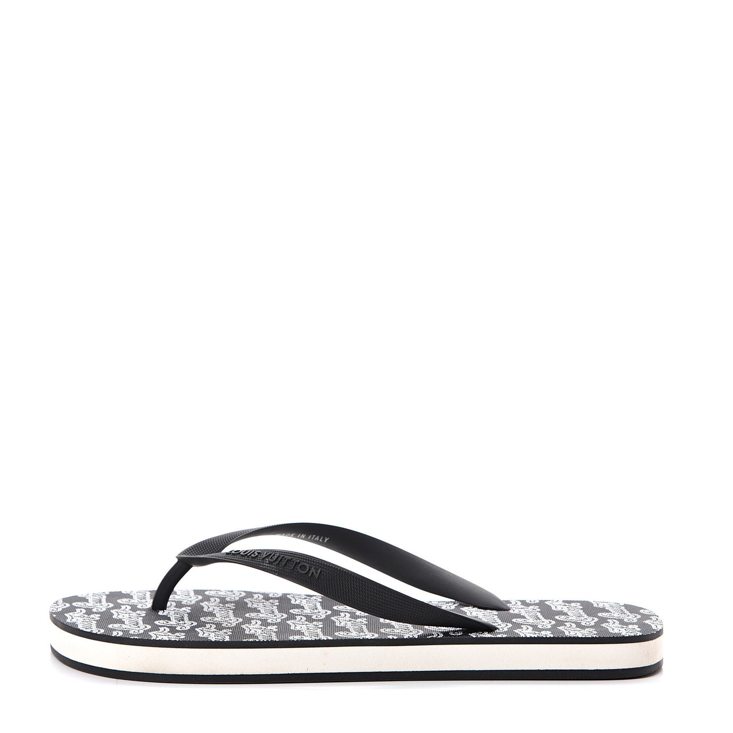 Rubber Mens Molitor Thong Sandals 8 Black