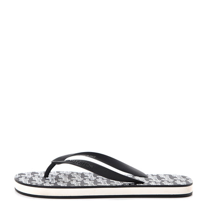 Louis Vuitton Rubber Mens Molitor Thong Sandals 8 Black 1 of 7