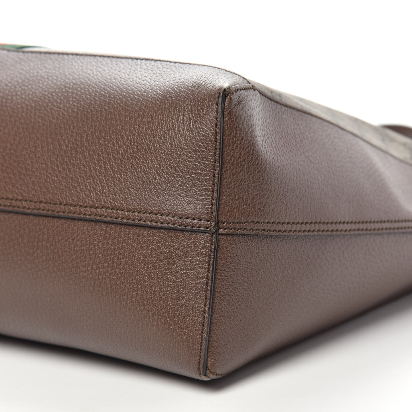 GG Supreme Monogram Web Ophidia Tote Brown