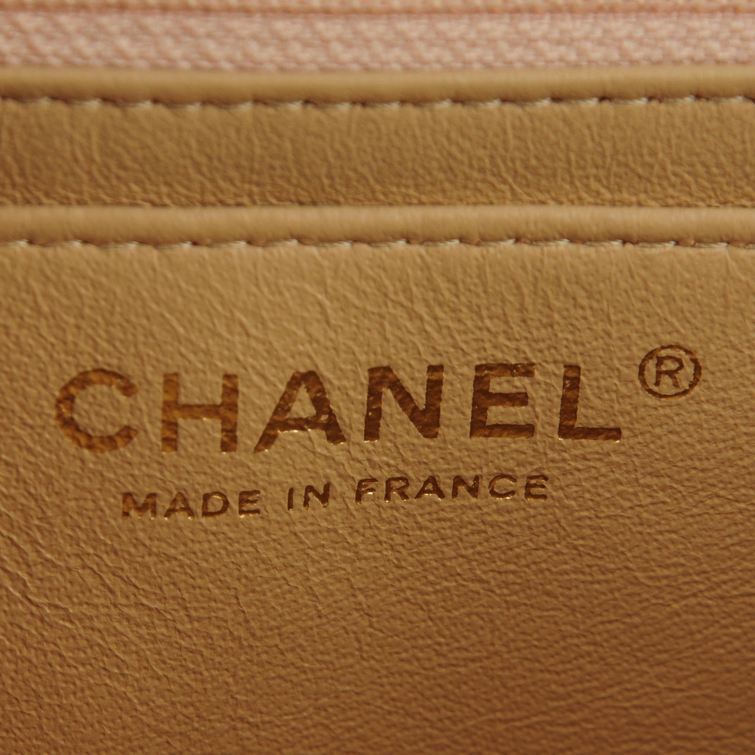 Chanel Lambskin Quilted Jumbo Single Flap Beige Clair 7 of 8