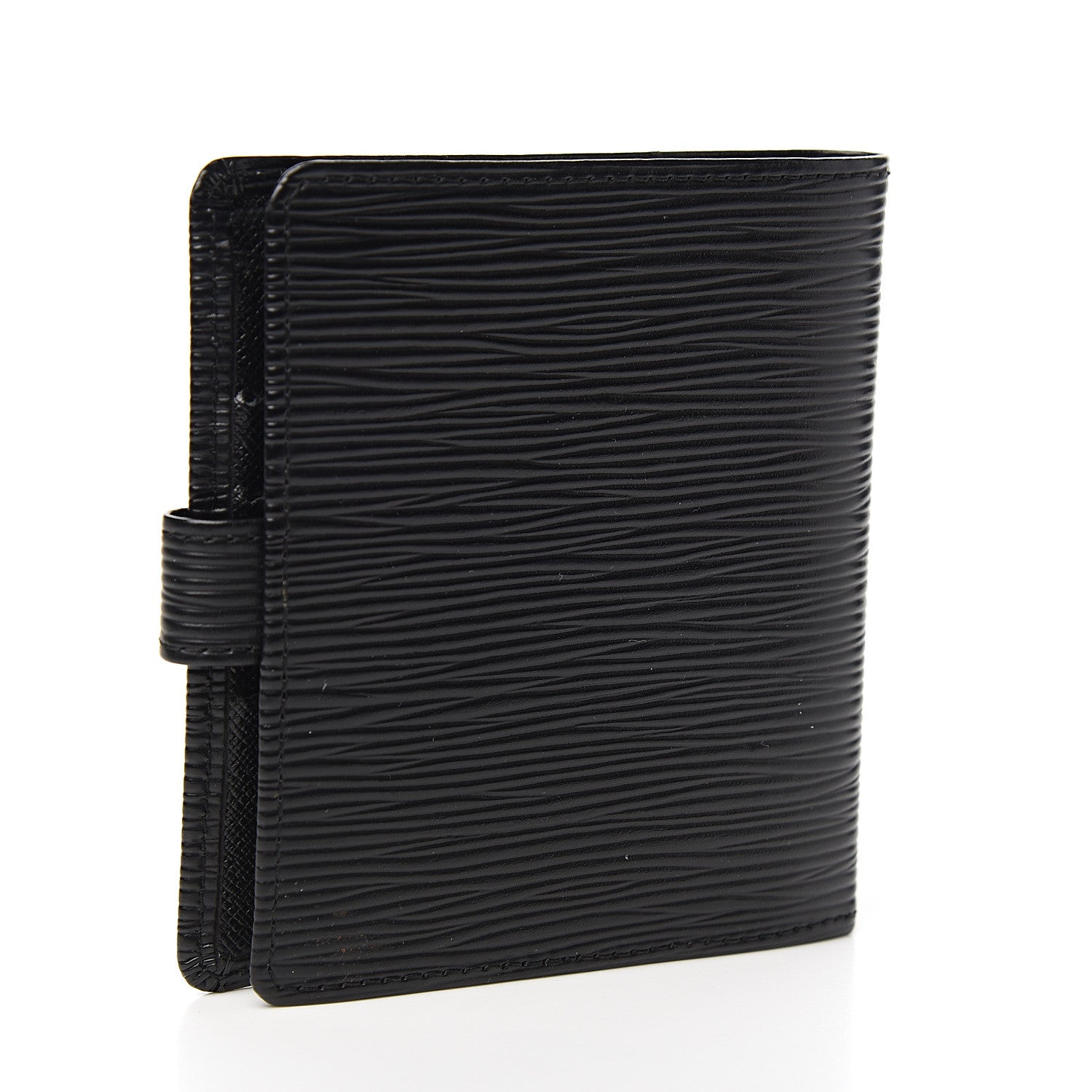 Louis Vuitton Epi Porte-Billets Compact Wallet Black 2 of 5