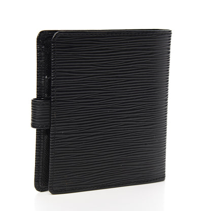 Louis Vuitton Epi Porte-Billets Compact Wallet Black 2 of 5