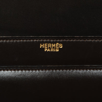 Hermes Box Sac Palonnier Chocolate 6 of 10
